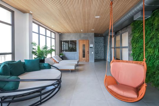 Área comum de kitnet/studio à venda com 1 quarto, 21m² em Paraíso, São Paulo
