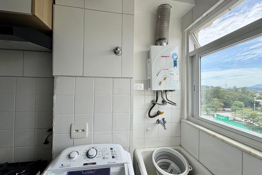 Área de Serviço de apartamento à venda com 2 quartos, 60m² em Curicica, Rio de Janeiro