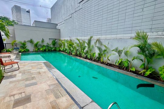 Piscina de kitnet/studio à venda com 1 quarto, 25m² em Pinheiros, São Paulo