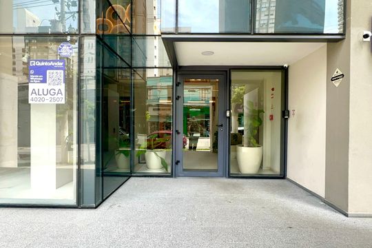 Fachada YIXW-5 de kitnet/studio para alugar com 1 quarto, 27m² em Jardim Paulista, São Paulo