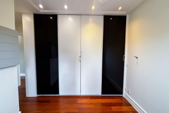 Suíte 2 de apartamento à venda com 2 quartos, 83m² em Pinheiros, São Paulo