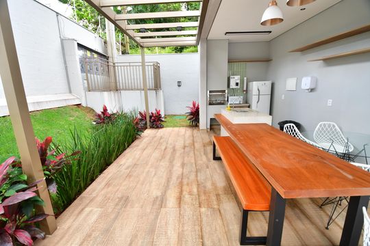 Área comum - Churrasqueira de apartamento à venda com 2 quartos, 43m² em Fazenda Santa Cândida, Campinas
