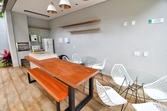 Área comum - Churrasqueira de apartamento à venda com 2 quartos, 43m² em Fazenda Santa Cândida, Campinas