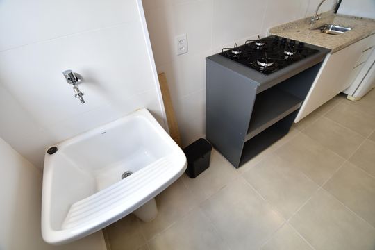 Área de Serviço de apartamento à venda com 2 quartos, 43m² em Fazenda Santa Cândida, Campinas
