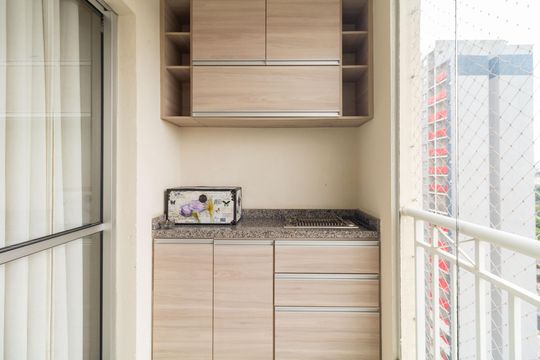Varanda de apartamento à venda com 2 quartos, 65m² em Água Branca, São Paulo
