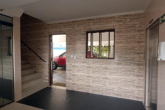 Área Comum - Hall de Entrada de apartamento para alugar com 1 quarto, 65m² em Morro José Menino, Santos