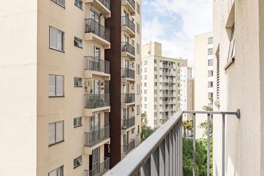 Varanda de apartamento à venda com 2 quartos, 48m² em Jardim Celeste, São Paulo