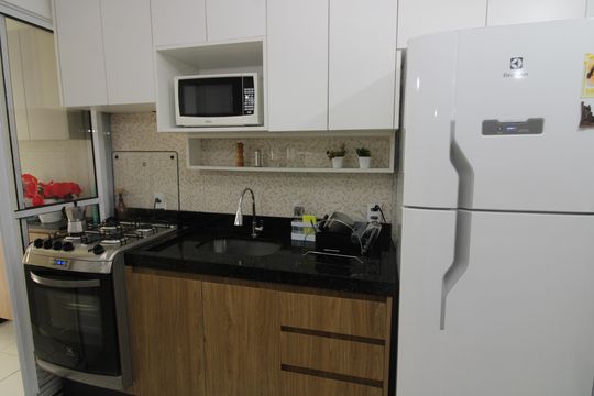 Cozinha de apartamento à venda com 2 quartos, 39m² em Cangaiba, São Paulo