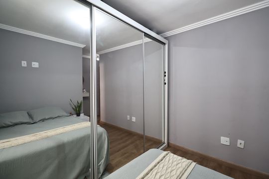 Suite de apartamento à venda com 2 quartos, 110m² em Vila Helena, Santo André