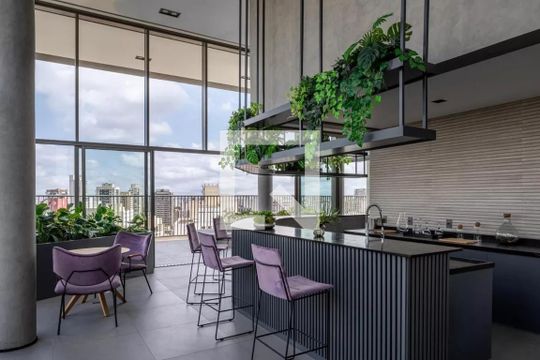 Área comum de apartamento para alugar com 1 quarto, 24m² em Vila Mariana, São Paulo