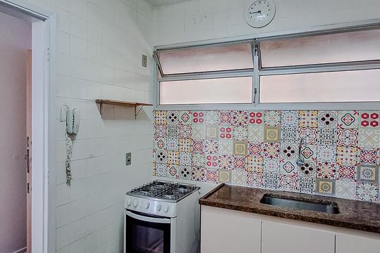 Cozinha  de apartamento para alugar com 1 quarto, 51m² em Vila Mariana, São Paulo