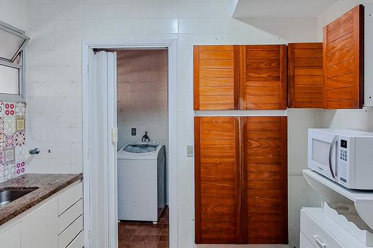 Cozinha  de apartamento para alugar com 1 quarto, 51m² em Vila Mariana, São Paulo