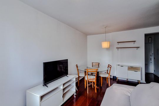 Sala de apartamento para alugar com 1 quarto, 51m² em Vila Mariana, São Paulo