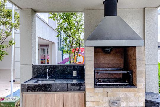 Área comum - Churrasqueira de apartamento para alugar com 2 quartos, 65m² em Brás, São Paulo