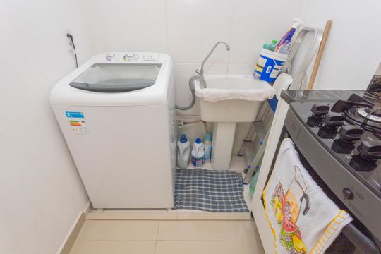 Área de Serviço de apartamento à venda com 2 quartos, 34m² em Socorro, São Paulo
