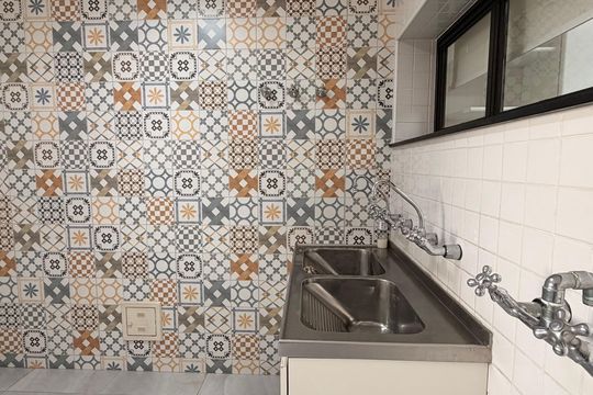 Área de serviço de apartamento à venda com 4 quartos, 270m² em Santo Antônio, São Caetano do Sul