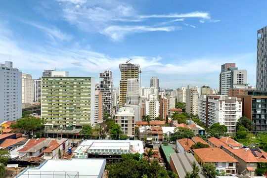 Vista da Varanda de apartamento para alugar com 2 quartos, 87m² em Pinheiros, São Paulo