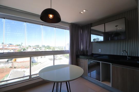 Varanda gourmet de apartamento para alugar com 3 quartos, 100m² em Patrimônio, Uberlândia