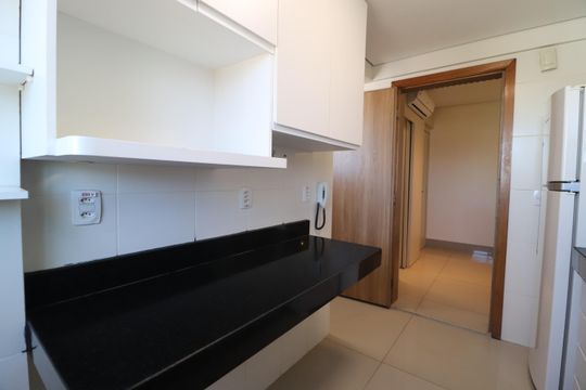 Cozinha de apartamento para alugar com 3 quartos, 100m² em Patrimônio, Uberlândia