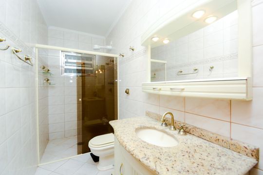 Banheiro Social de casa para alugar com 3 quartos, 280m² em Jardim Santa Mena, Guarulhos