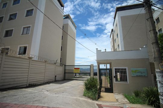 Fachada de apartamento à venda com 2 quartos, 46m² em Vila Magnesita, Belo Horizonte