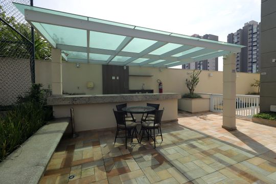 Área Comum - Game Bar de apartamento para alugar com 2 quartos, 64m² em Vila Assunção, Santo André