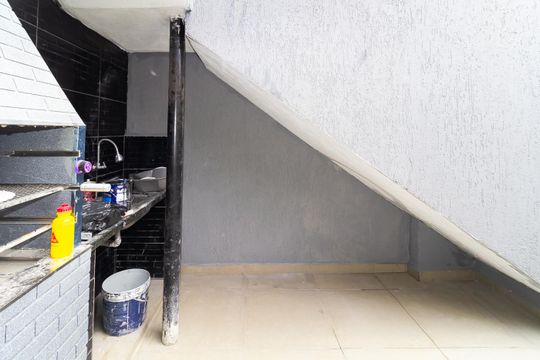 Churrasqueira de casa para alugar com 2 quartos, 110m² em Vila Lucia, São Paulo