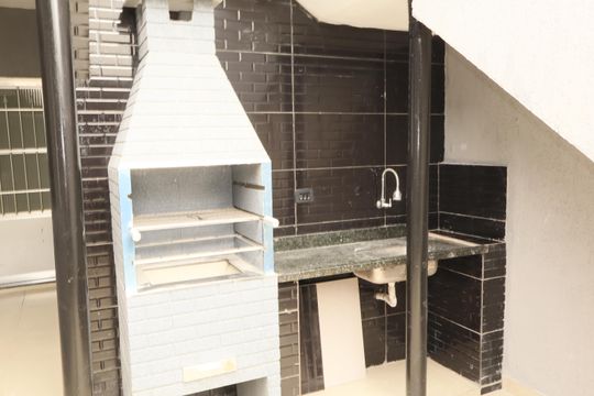 Área gourmet de casa para alugar com 2 quartos, 110m² em Vila Lucia, São Paulo