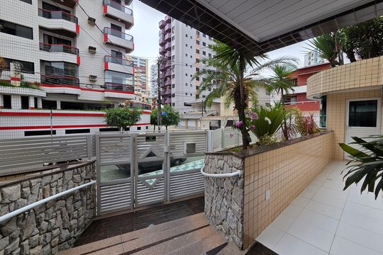 Fachada de apartamento para alugar com 2 quartos, 62m² em Guilhermina, Praia Grande