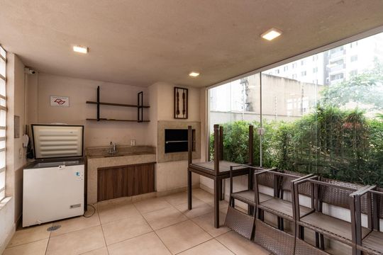 Área comum de apartamento para alugar com 1 quarto, 30m² em Barra Funda, São Paulo