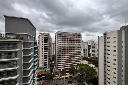 Vista de apartamento para alugar com 1 quarto, 29m² em Indianópolis, São Paulo
