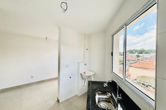 Cozinha de apartamento à venda com 2 quartos, 38m² em Penha de França, São Paulo