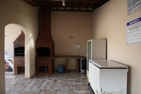 Área comum - Churrasqueira de apartamento para alugar com 2 quartos, 58m² em Campo Limpo, São Paulo