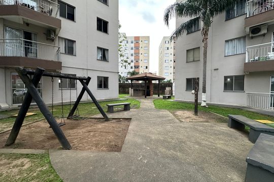 Área comum - Playground de apartamento para alugar com 2 quartos, 61m² em Parque Sao Vicente, São Vicente