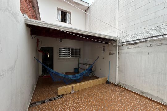 Quintal e espaço gourmet de casa à venda com 2 quartos, 113m² em Vila America, São Bernardo do Campo