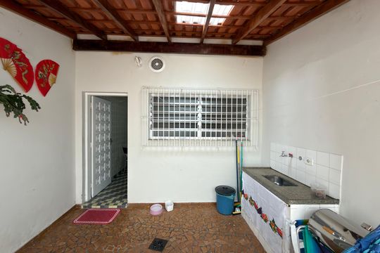 Quintal e espaço gourmet de casa à venda com 2 quartos, 113m² em Vila America, São Bernardo do Campo