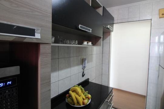 Cozinha de apartamento à venda com 2 quartos, 55m² em Cangaiba, São Paulo