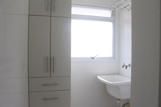 Área de Serviço de apartamento à venda com 2 quartos, 68m² em Nova Gerti, São Caetano do Sul
