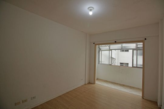 Sala de apartamento para alugar com 1 quarto, 50m² em Ponta da Praia, Santos