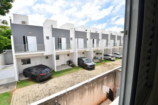 Quarto 1 - Vista de casa de condomínio à venda com 2 quartos, 65m² em Parque Taquaral, Campinas