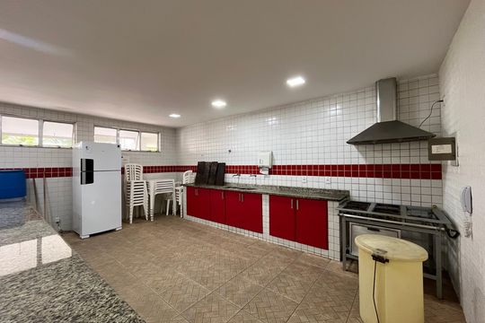 Área comum - Churrasqueira de apartamento para alugar com 2 quartos, 100m² em Barra da Tijuca, Rio de Janeiro