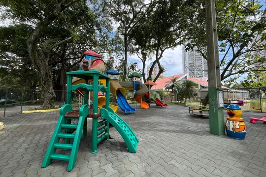 Área comum - Playground de apartamento para alugar com 2 quartos, 100m² em Barra da Tijuca, Rio de Janeiro
