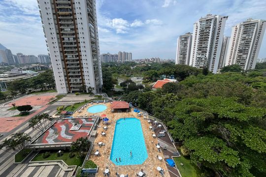 Vista da Sacada de apartamento para alugar com 2 quartos, 100m² em Barra da Tijuca, Rio de Janeiro