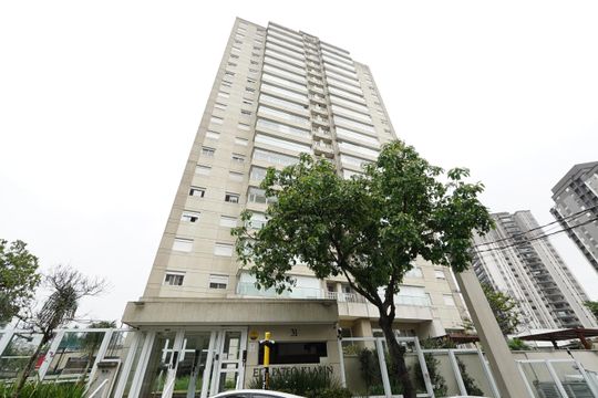 Fachada de apartamento à venda com 3 quartos, 95m² em Vila Firmino Pinto, São Paulo