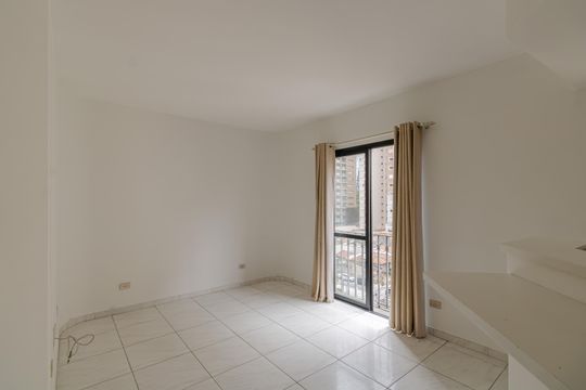 Sala de apartamento à venda com 1 quarto, 35m² em Chácara Itaim, São Paulo