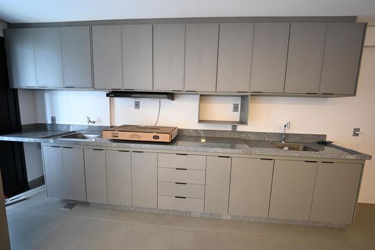 Cozinha de apartamento para alugar com 3 quartos, 85m² em Setor Oeste, Goiânia