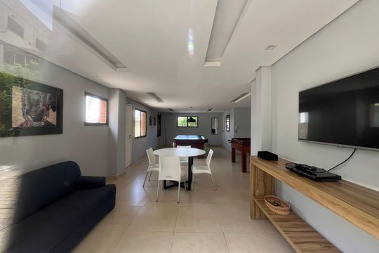 Área comum - Sala de Jogos de apartamento à venda com 3 quartos, 136m² em Vila Sao Vicente, São Paulo
