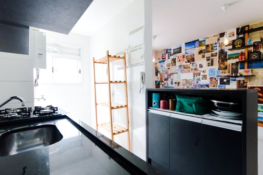 Cozinha de apartamento à venda com 2 quartos, 42m² em Jardim Gracinda, Guarulhos