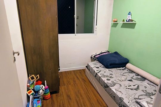Quarto 1 de apartamento para alugar com 2 quartos, 37m² em Jardim São Luís, São Paulo