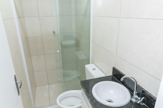 Banheiro de apartamento para alugar com 2 quartos, 46m² em Vila Formosa, São Paulo